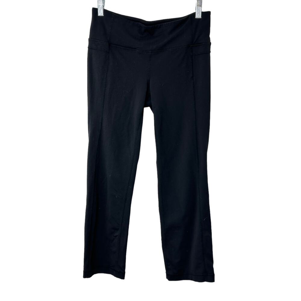 Athleta Black Cropped Leggings Women's Size Medium